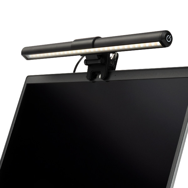 123inkt 123encre lampe pour écran PC avec pince (31 cm) - noir  390032 - 4