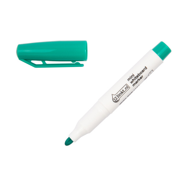 123inkt 123encre marqueur mini pour tableau blanc (1 mm - ogive) - vert 4-366004C 390572 - 1