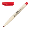 123encre marqueur permanent écologique (1 mm ogive) - rouge