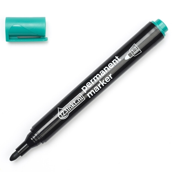 123inkt 123encre marqueur permanent (2,5 mm ogive) - vert 4-21004C 4-3000004C EK-70GREENC N50-DC 300167 - 1