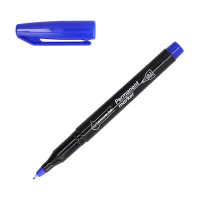 123encre marqueur permanent super fin (0,7 mm ogive) - bleu 302963