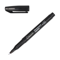 123encre marqueur permanent super fin (0,7 mm ogive) - noir 302961