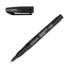 123encre marqueur permanent super fin (0,7 mm ogive) - noir