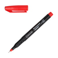 123encre marqueur permanent ultra fin (0,3 mm ogive) - rouge 302959