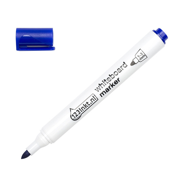 123inkt 123encre marqueur pour tableau blanc (2,5 mm ogive) - bleu 21080006120 351-3C 4-250003C 4-28003C 4-360003C 300023 - 1