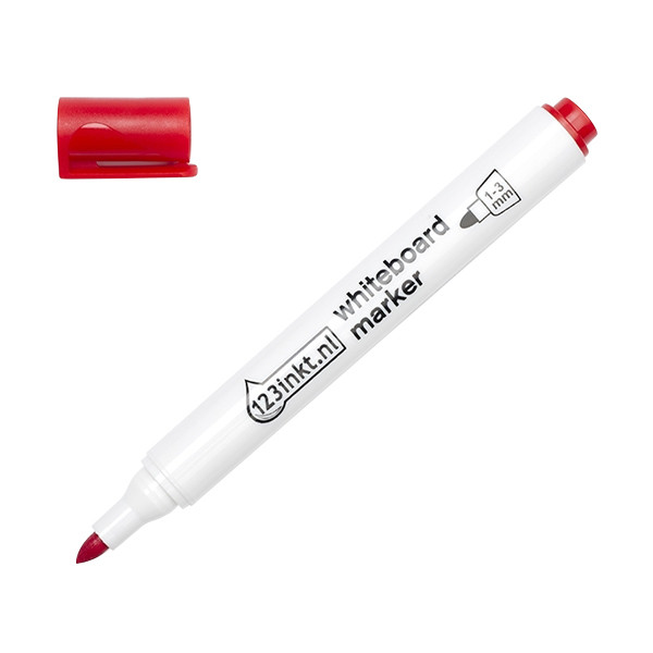 123inkt 123encre marqueur pour tableau blanc (2,5 mm ogive) - rouge 21080006119 351-2C 4-250002C 4-28002C 4-360002C 300022 - 1