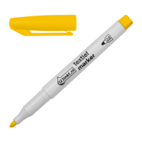 123encre marqueur textile (1 - 3 mm ogive) - jaune 300846