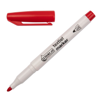 123encre marqueur textile (1 - 3 mm ogive) - rouge 300842