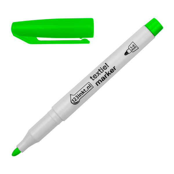 123encre marqueur textile (1 - 3 mm ogive) - vert pastel 300848 - 1