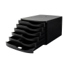 123inkt 123encre module de classement - noir (6 tiroirs) 8344100-14464 302413 - 2