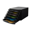 123inkt 123encre module de classement - noir (6 tiroirs) 8344100-14464 302413 - 3