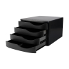 123inkt 123encre module de classement (4 tiroirs) - noir 52521095C 60490095C 300277 - 2