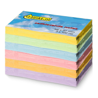 123inkt 123encre notes repositionnables multipack 38 x 51 mm (jaune/vert/bleu/rose)  301115