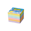 123encre notes repositionnables multipack 76 x 76 mm - jaune/vert/bleu/rose/lilas/orange