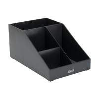 123encre organiseur (4 compartiments) - noir 302565