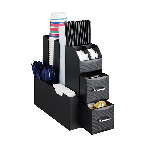 123encre organiseur pour accessoires de café - noir 302563 - 4