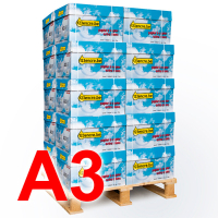 123inkt 123encre papier à copier 1 palette 20 boîtes de 2500 feuilles A3 - 80 g/m² FSC® Mix Credit 5231139 A3PALLETPAPIERC 300647