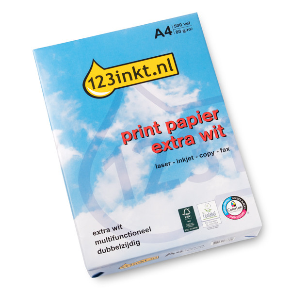 123encre papier à copier 1 ramette de 500 feuilles A4 - 80 g/m² FSC®  123inkt