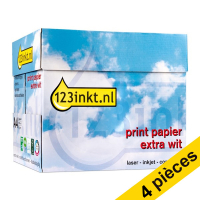 123inkt 123encre papier à copier 4 boîtes de 2500 feuilles A4 - 80 g/m² FSC® DOOSPAPIER4C Navigatordoos4C 390006