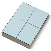 123inkt 123encre papier d'ordonnance 80 g/m² A6 (2000 feuilles) - bleu  300613