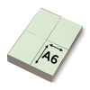 123encre papier d'ordonnance 80 g/m² A6 (2000 feuilles) - vert clair
