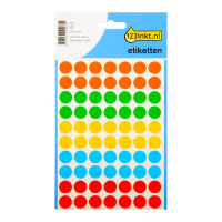 123inkt 123encre pastilles adhésives Ø 13 mm (280 étiquettes) - assortiment 3088C 301473