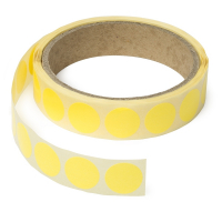 123inkt 123encre pastilles adhésives Ø 18 mm (1000 étiquettes en continu) - jaune  300797