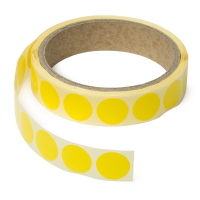 123inkt 123encre pastilles adhésives Ø 18 mm (1000 étiquettes en continu) - jaune foncé 3377C 300796