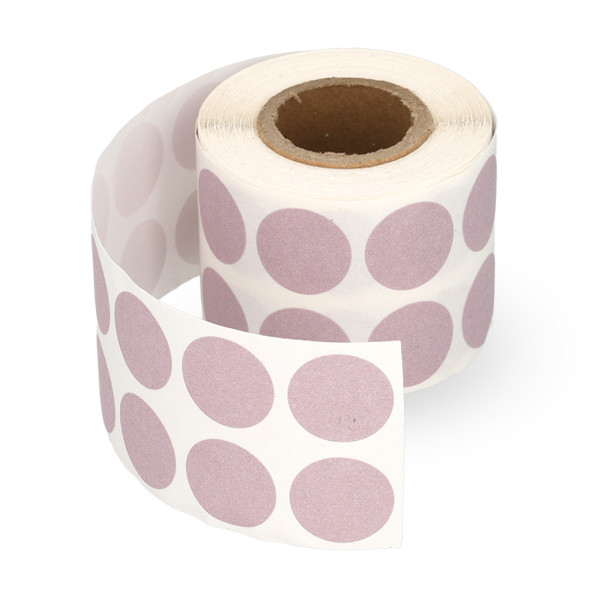 123encre pastilles adhésives Ø 18 mm double rangée (1000 étiquettes sur un rouleau) - lilas 400727 - 1