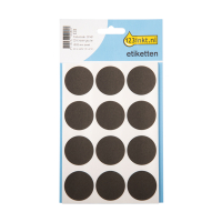 123inkt 123encre pastilles adhésives Ø 32 mm (240 étiquettes) - noir  301491
