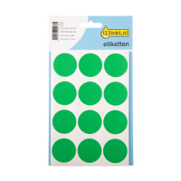 123encre pastilles adhésives Ø 32 mm (240 étiquettes) - vert 301489