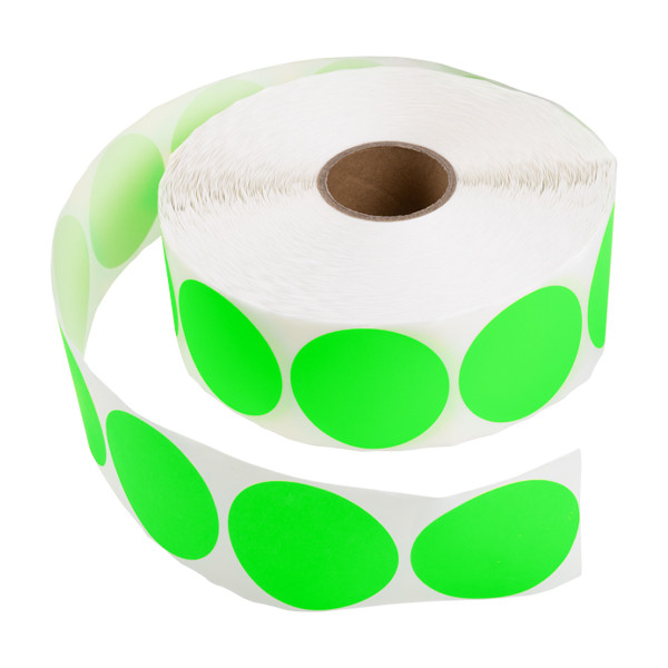 123inkt 123encre pastilles adhésives Ø 50 mm (2000 étiquettes en continu) - vert 89524 302339 - 1