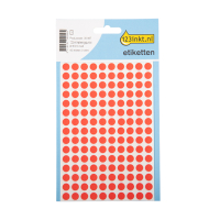 123encre pastilles adhésives Ø 8 mm (450 étiquettes) - rouge
