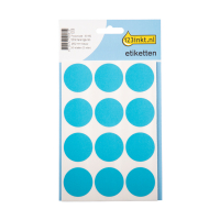 123encre pastilles de marquage Ø 32 mm (240 étiquettes)  - bleu 301492