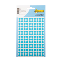 123encre pastilles de marquage Ø 8 mm (450 étiquettes) - bleu 301471