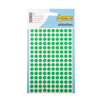 123encre pastilles de marquage Ø 8 mm (450 étiquettes)  - vert 301468