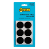 123inkt 123encre patins adhésifs ronds 28 mm (12 pièces) - noir FP-28R 301007