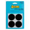 123inkt 123encre patins adhésifs ronds 38 mm (4 pièces) - noir  301011