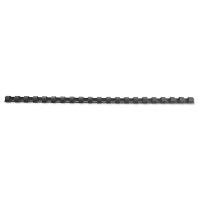 123encre peigne de reliure 14 mm (100 pièces) - noir