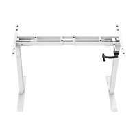 123inkt 123encre piètement pour bureau assis-debout à manivelle - blanc BUR.SLI.WH 302583
