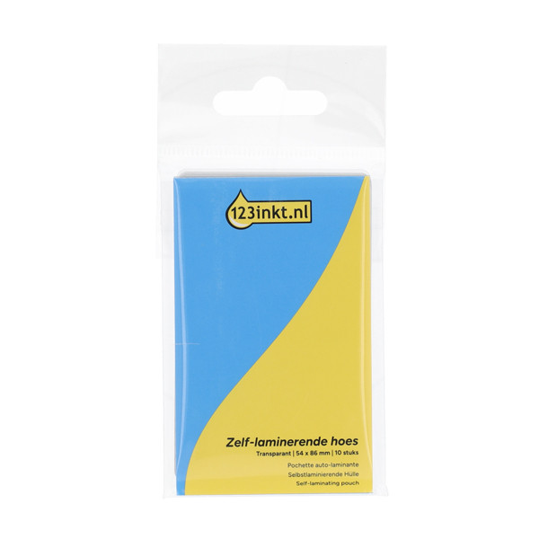 123encre pochette auto-laminante 54 x 86 mm (10 pièces) 302921 - 1
