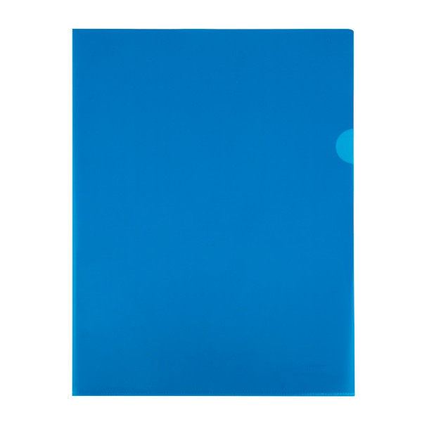 123inkt 123encre pochette transparente A4 120 microns (100 pièces) - bleu 54837C 390552 - 1