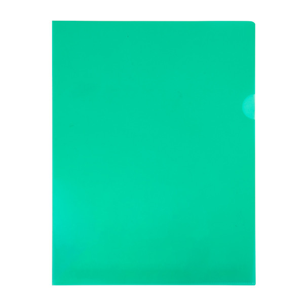 123inkt 123encre pochette transparente A4 120 microns (100 pièces) - vert 54838C 390553 - 1