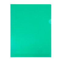 123inkt 123encre pochette transparente A4 120 microns (100 pièces) - vert 54838C 390553