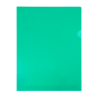 123inkt 123encre pochette transparente A4 120 microns (100 pièces) - vert 54838C 390553