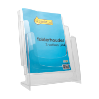 123encre porte-brochure A4 avec 3 compartiments 301448