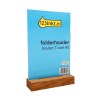 123encre porte-brochure en bois pied en forme de T A5