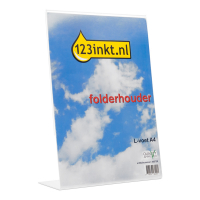 123inkt 123encre porte-brochures avec pied en L A4 DE47401C SV10392-S 300730