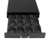 123encre porte-capsules de café avec tiroir - noir 302558 - 3