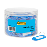 123inkt 123encre porte-clés (100 pièces) - bleu AC-E10652C 301105